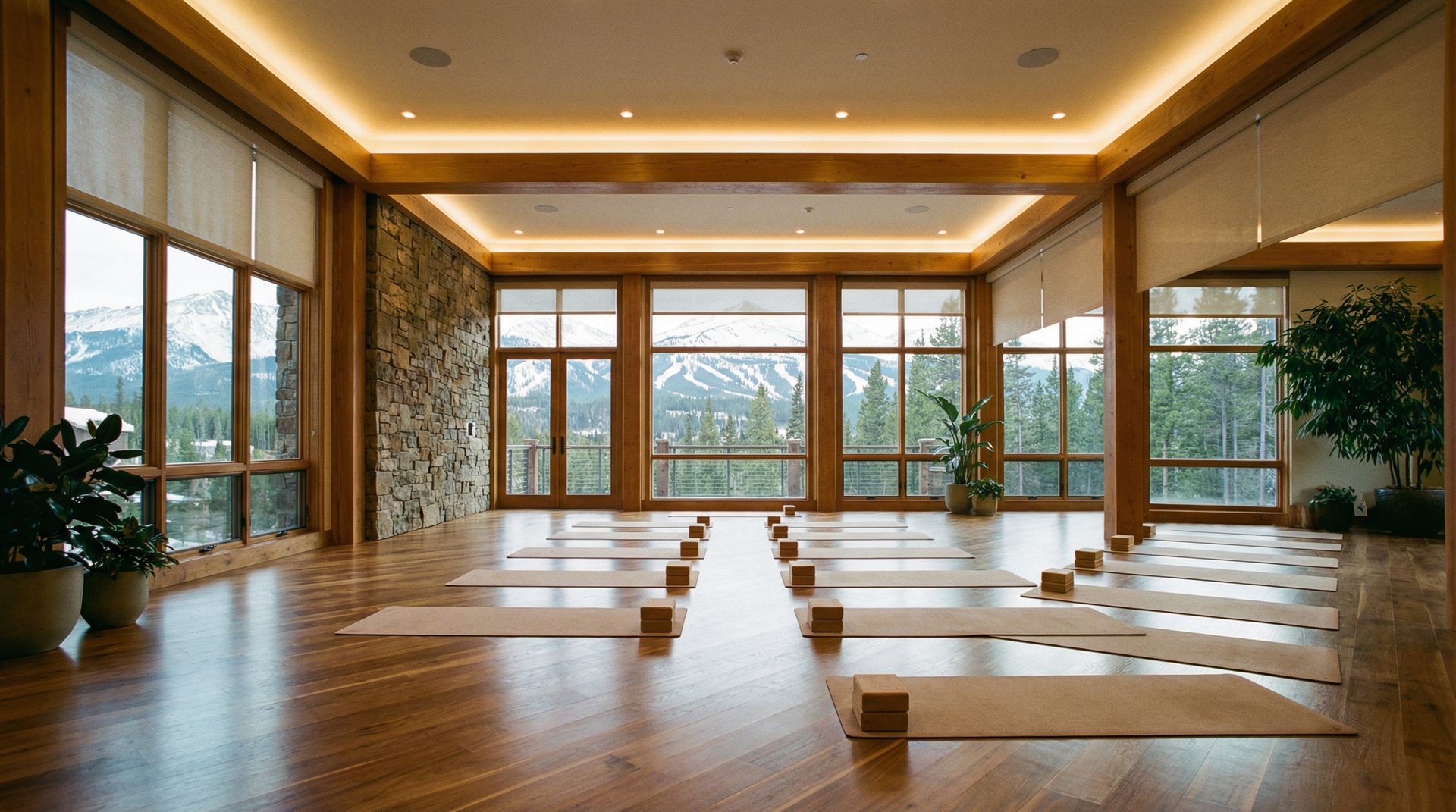 Detail view of InVision Commercial technology installation in Colorado mountain home